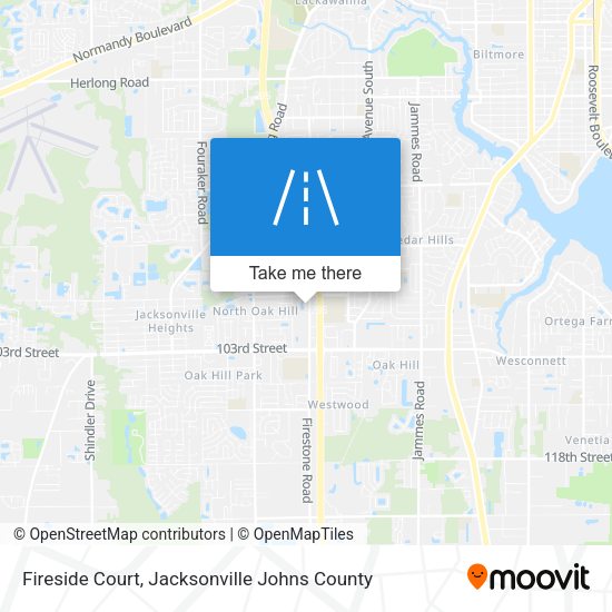 Mapa de Fireside Court