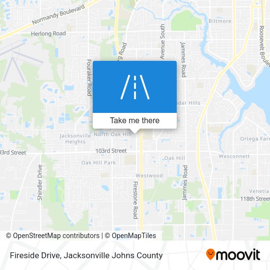 Fireside Drive map