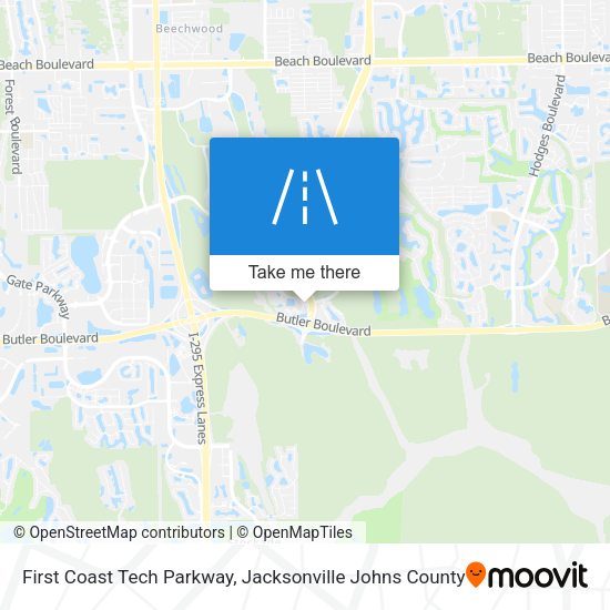 First Coast Tech Parkway map