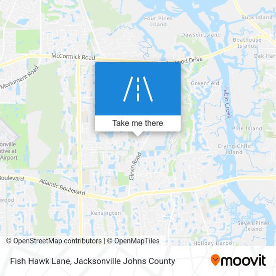 Mapa de Fish Hawk Lane