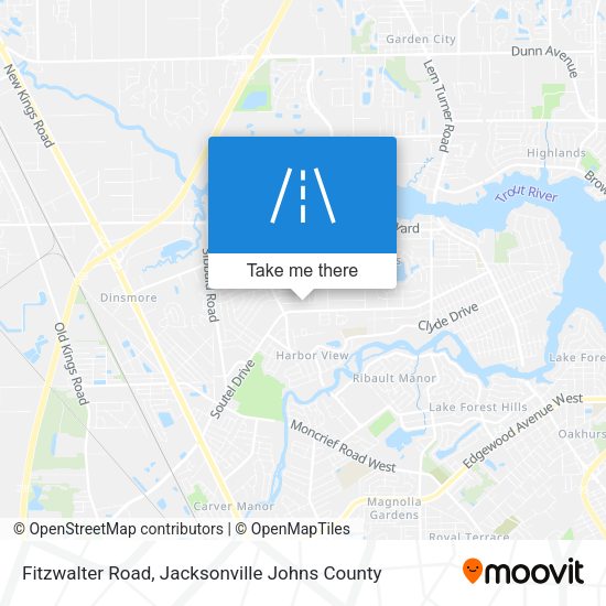 Mapa de Fitzwalter Road
