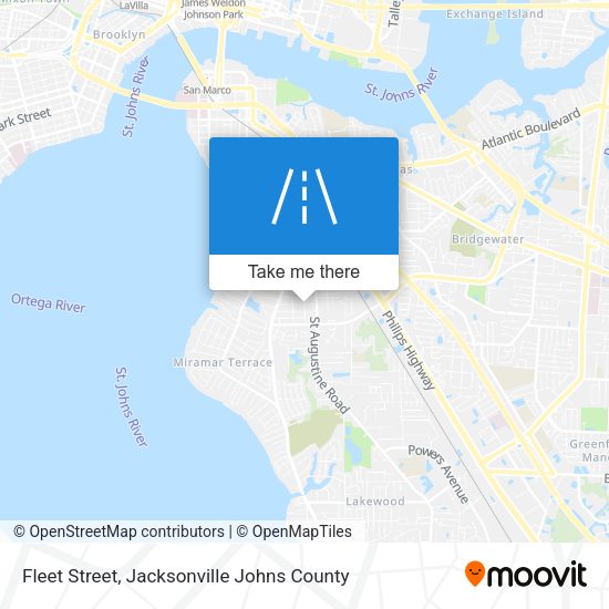 Fleet Street map