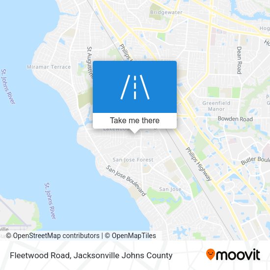 Fleetwood Road map