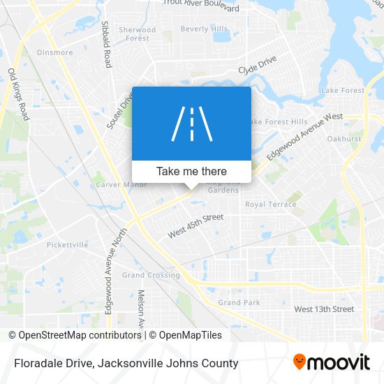 Floradale Drive map