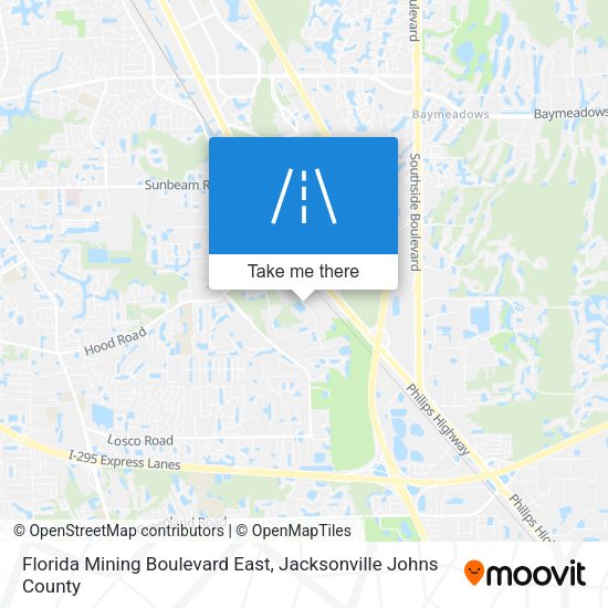 Florida Mining Boulevard East map