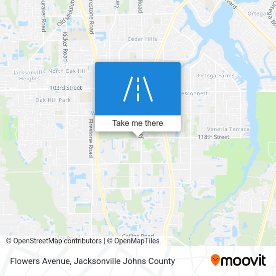 Mapa de Flowers Avenue