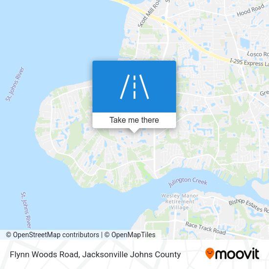 Flynn Woods Road map