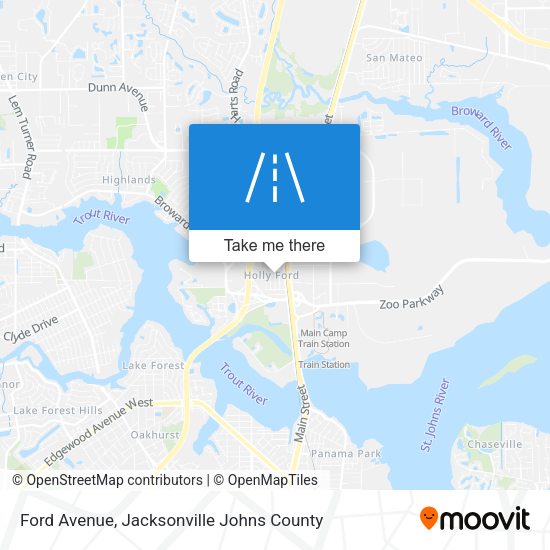 Mapa de Ford Avenue