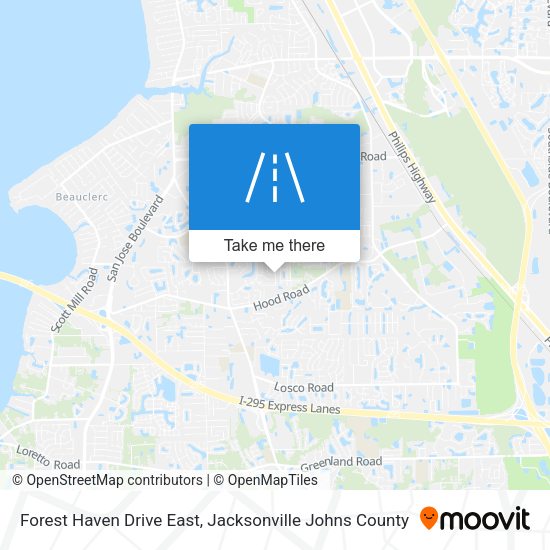 Mapa de Forest Haven Drive East
