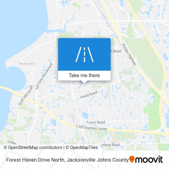 Forest Haven Drive North map