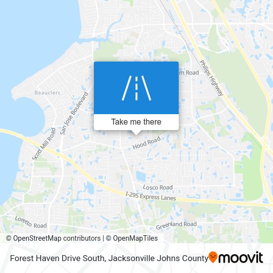 Mapa de Forest Haven Drive South