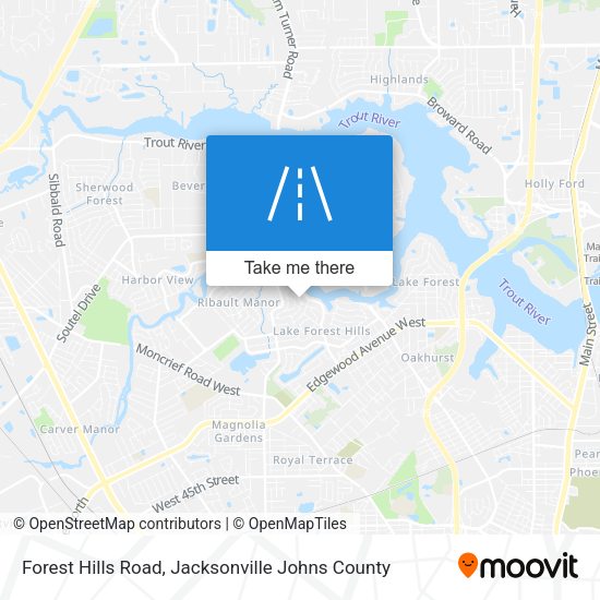 Forest Hills Road map