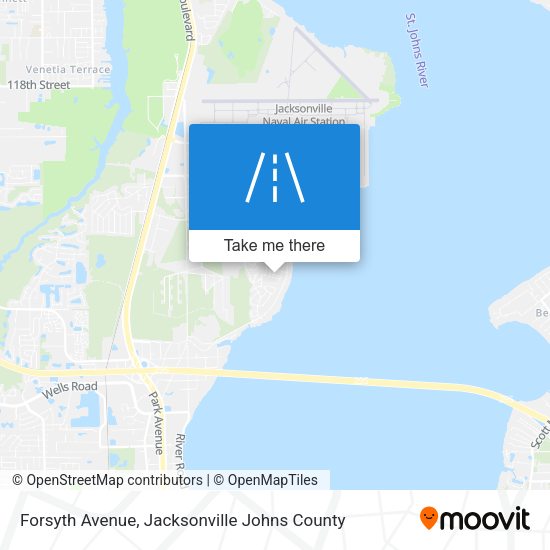 Forsyth Avenue map