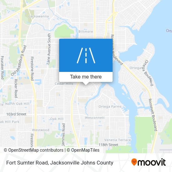 Fort Sumter Road map