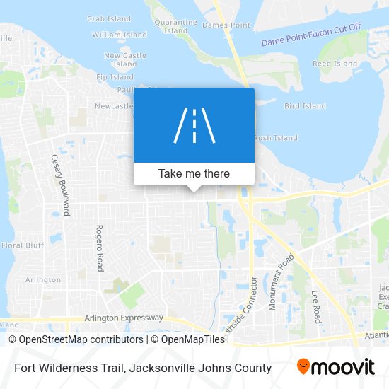 Fort Wilderness Trail map