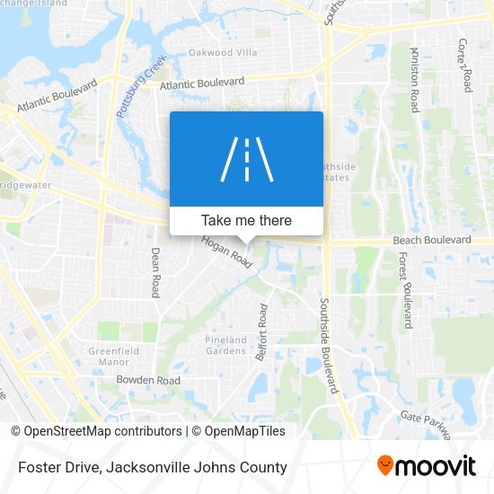 Foster Drive map