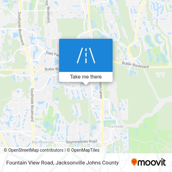 Fountain View Road map