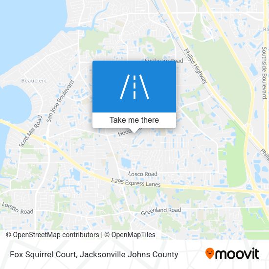 Fox Squirrel Court map