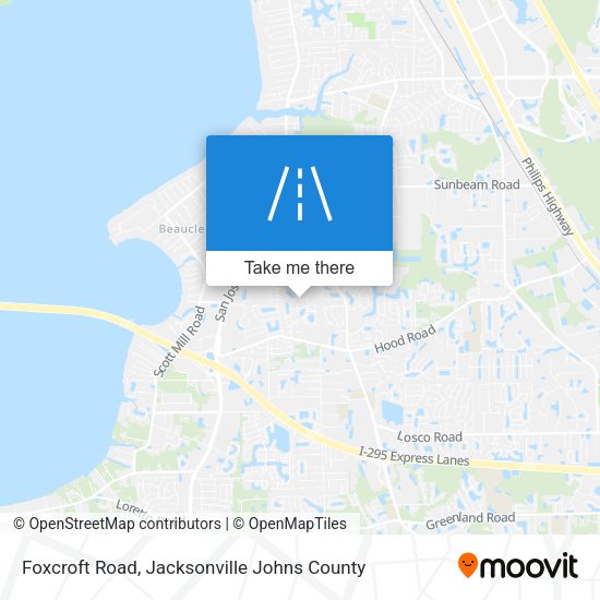 Mapa de Foxcroft Road