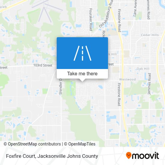 Foxfire Court map
