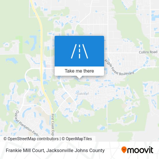 Frankie Mill Court map