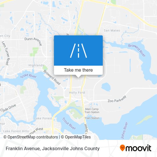 Franklin Avenue map