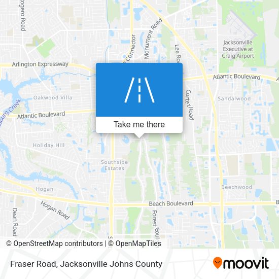 Fraser Road map