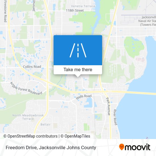 Freedom Drive map