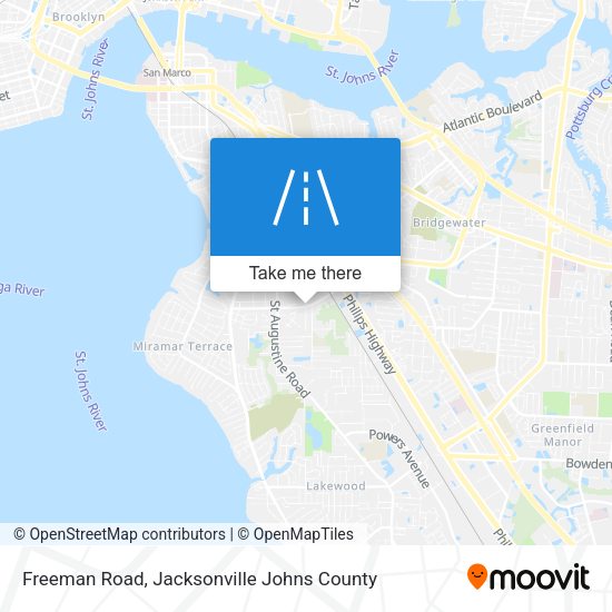 Mapa de Freeman Road
