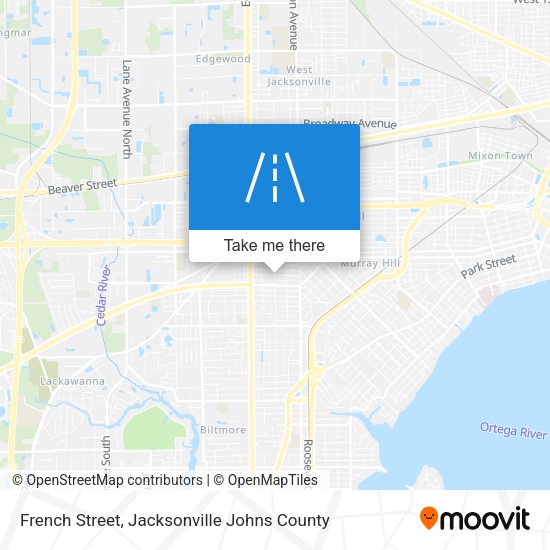 French Street map