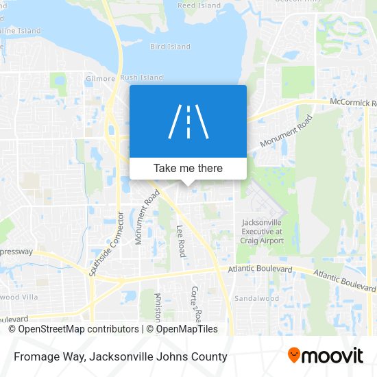 Fromage Way map