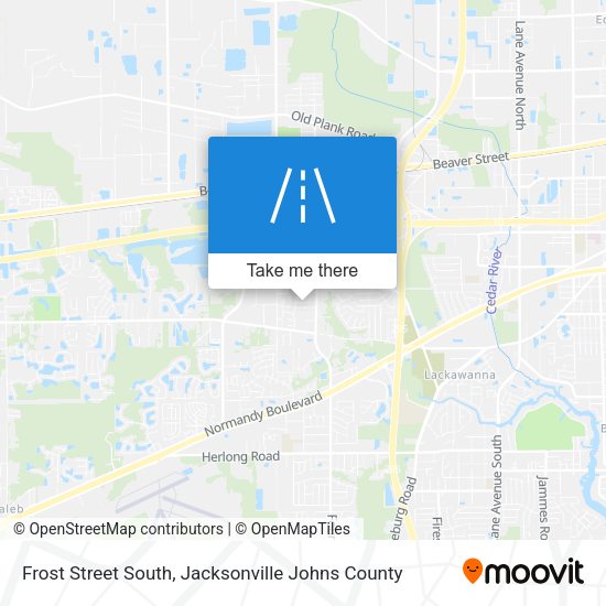 Frost Street South map