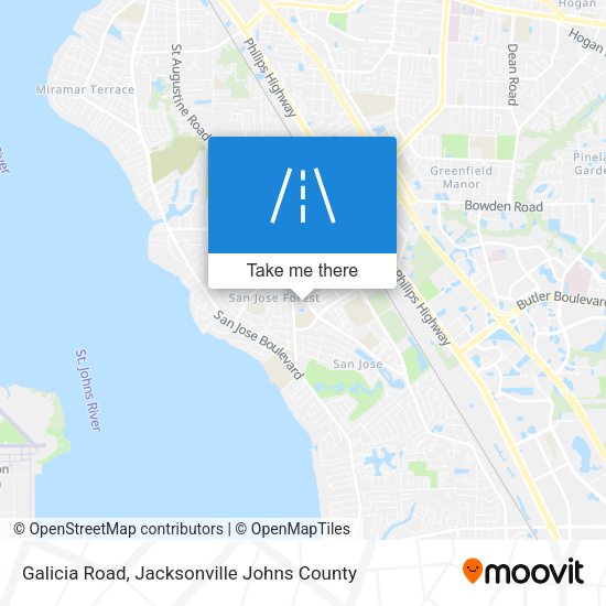 Galicia Road map