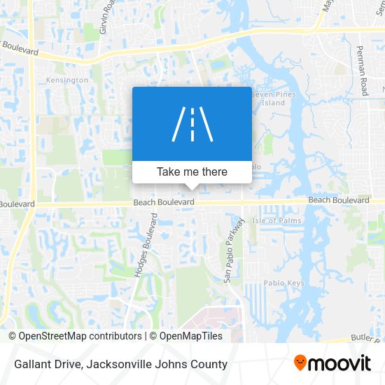 Gallant Drive map