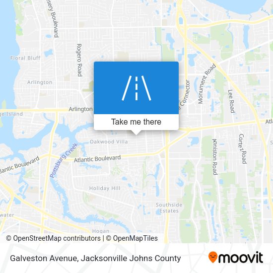 Galveston Avenue map