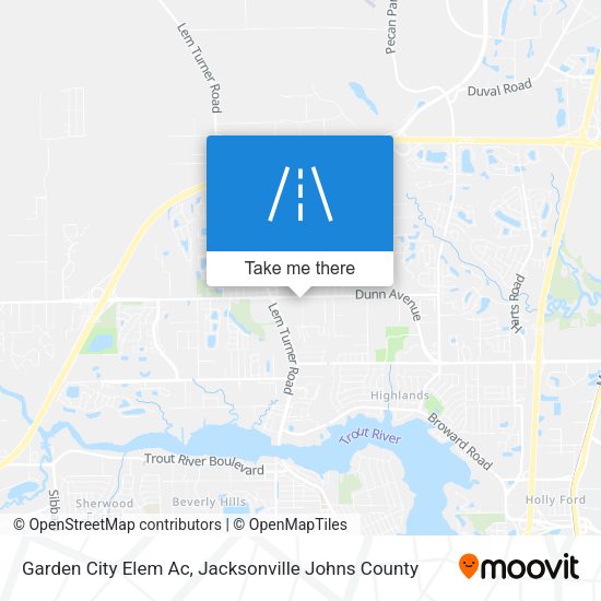Garden City Elem Ac map