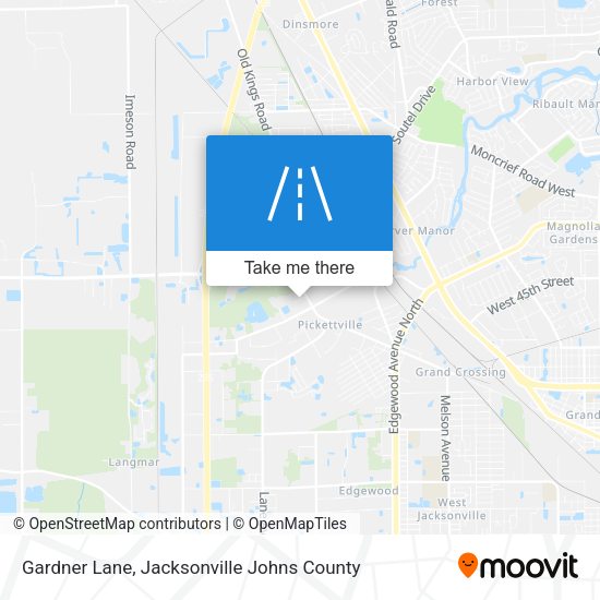 Mapa de Gardner Lane