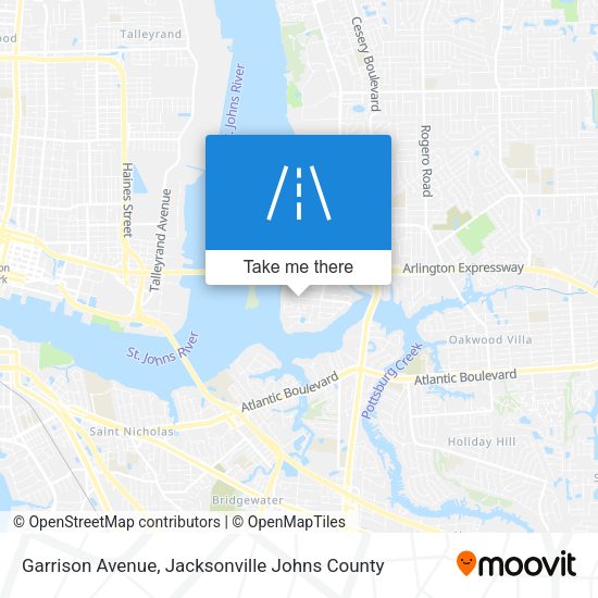 Garrison Avenue map
