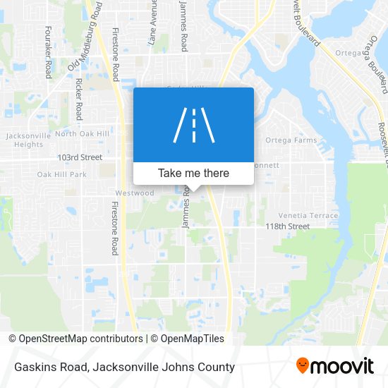 Mapa de Gaskins Road