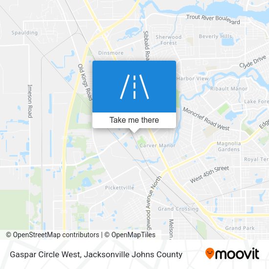 Gaspar Circle West map