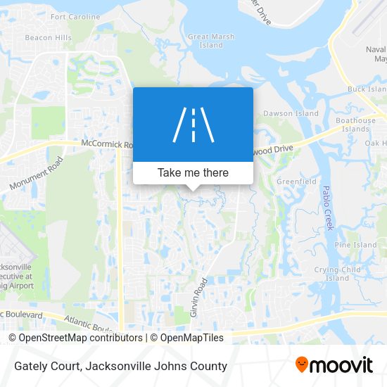 Gately Court map