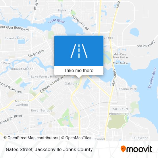 Mapa de Gates Street