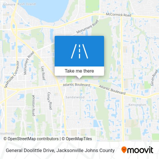 General Doolittle Drive map