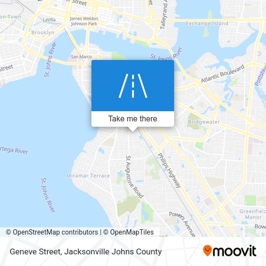 Geneve Street map