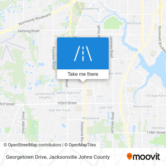 Georgetown Drive map