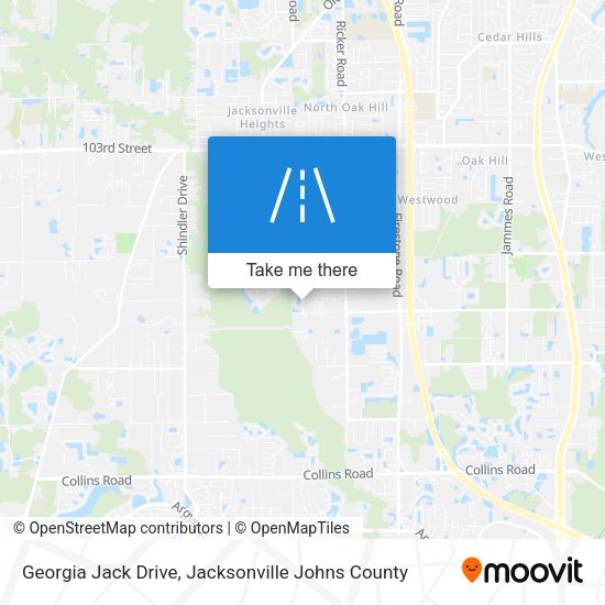 Georgia Jack Drive map