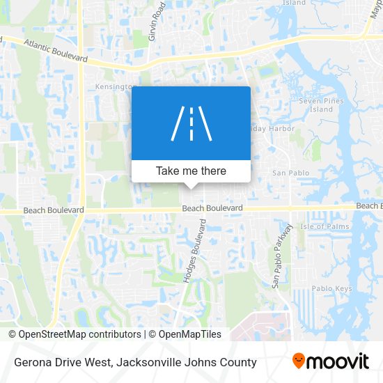 Mapa de Gerona Drive West