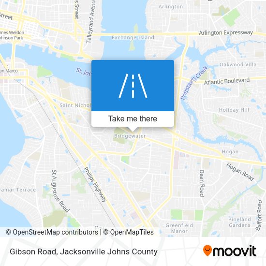 Mapa de Gibson Road