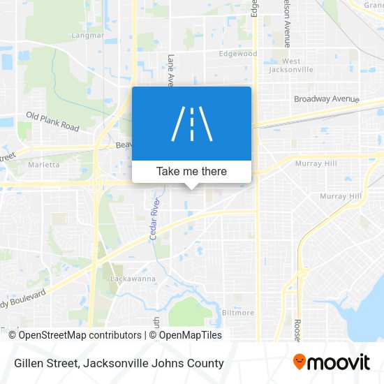 Mapa de Gillen Street