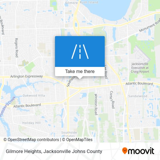 Mapa de Gilmore Heights